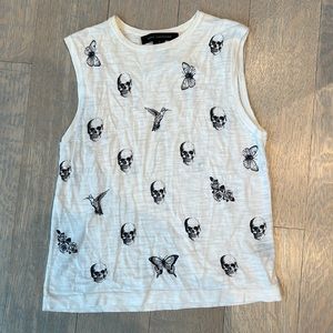 Skull Cashmere T-Shirt